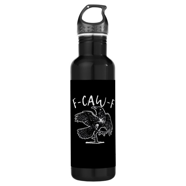 F-Caw-F Funny Trendy 710 Ml Water Bottle (Front)