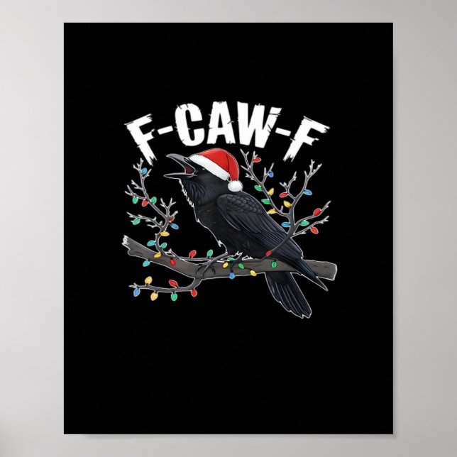 F-Caw-F Funny Trendy Poster (Front)