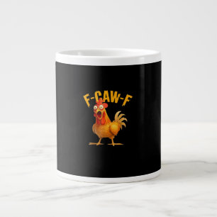 F-Caw-F Funny Unique Large Coffee Mug