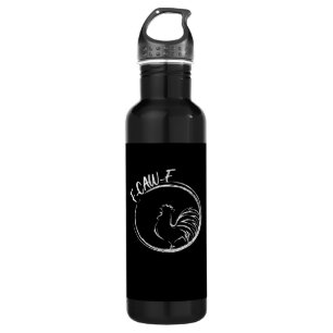 F-Caw-F Funny Wordplay Quote Retro Style 710 Ml Water Bottle