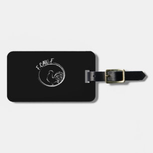 F-Caw-F Funny Wordplay Quote Retro Style Luggage Tag