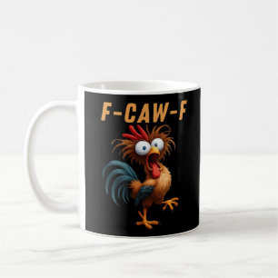 F-Caw-F Gothic Crow Humour Funny Vintage Style Coffee Mug
