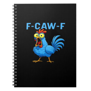 F-Caw-F Graphic Gear Creative Design Notebook