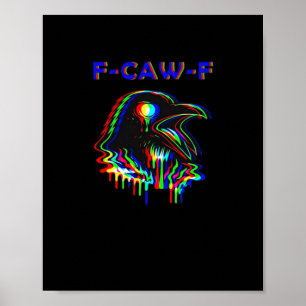 F-Caw-F Halloween Music Party Essential Poster