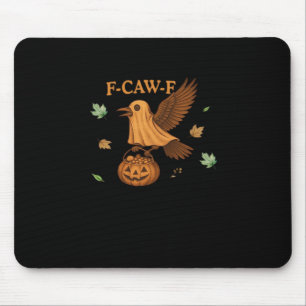 F-Caw-F Halloween Retro Classic Mouse Pad
