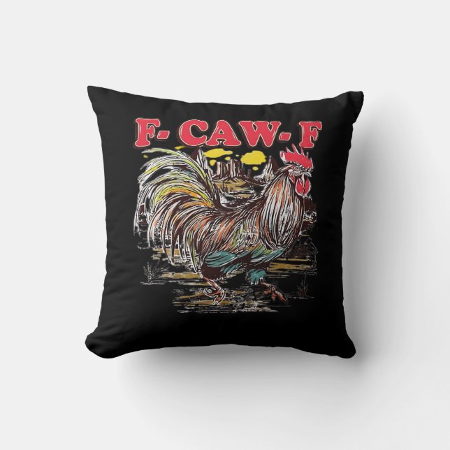 F-Caw-F Hei Hei Moana Rooster Classic Funny Graphi Cushion (Front)