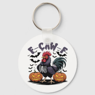 F-Caw-F Humor Crow Funny Gothic Key Ring