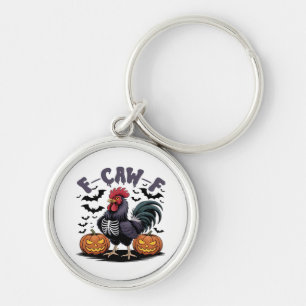 F-Caw-F Humour Crow Funny Gothic Key Ring