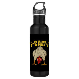 F-Caw-F Humour Gothic Crow Funny Aesthetic Style 710 Ml Water Bottle