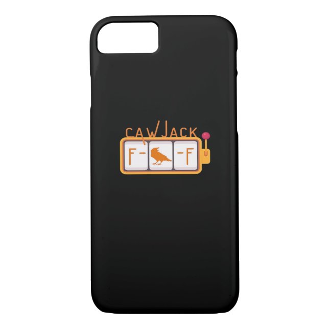 F-Caw-F Jackpot Retro Graphic Case-Mate iPhone Case (Back)