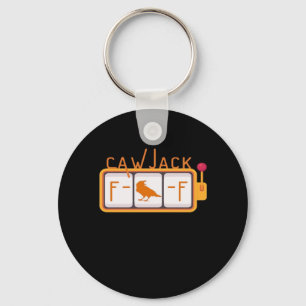 F-Caw-F Jackpot Retro Graphic Key Ring
