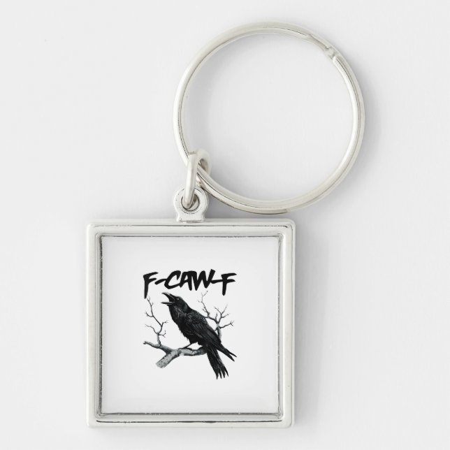 F-Caw-F Key Ring (Front)