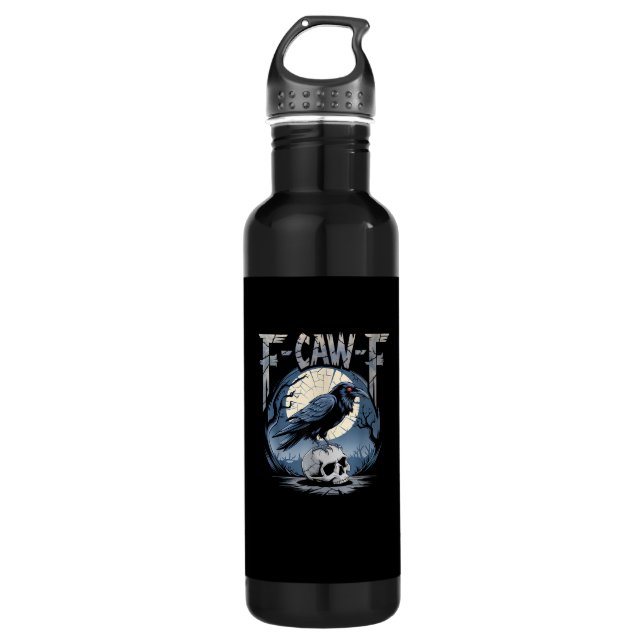 F-Caw-F Minimal Clean 710 Ml Water Bottle (Front)