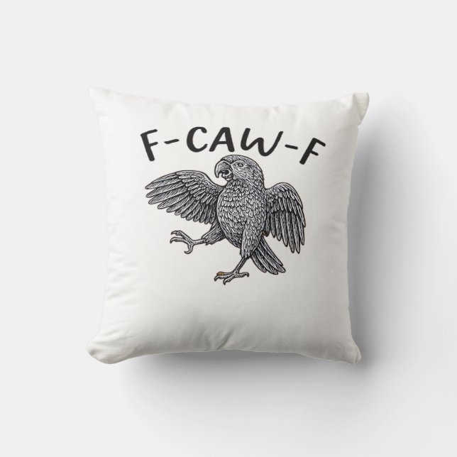F Caw F Minimal Clean Design Cushion (Front)