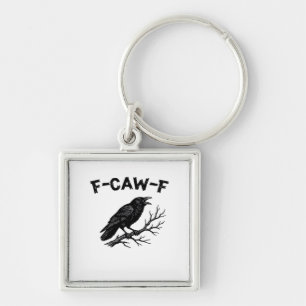 F-Caw-F Minimal Clean Key Ring