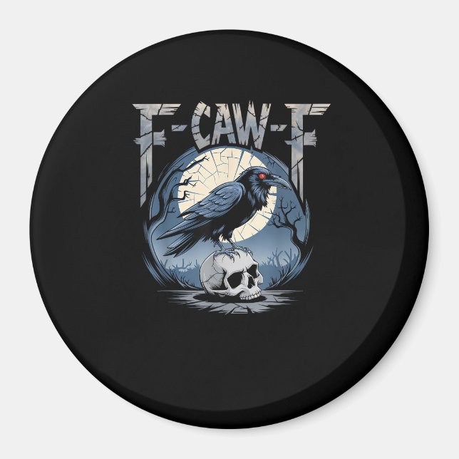 F-Caw-F Minimal Clean Magnet (Front)