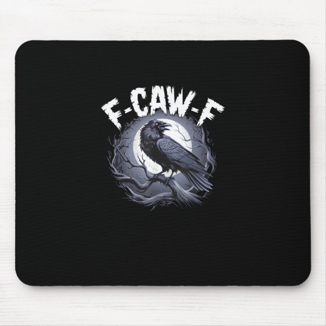 F-Caw-F Minimal Clean Mouse Pad (Front)
