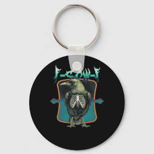 F-Caw-F Minimal Design Key Ring