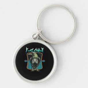 F-Caw-F Minimal Design Key Ring