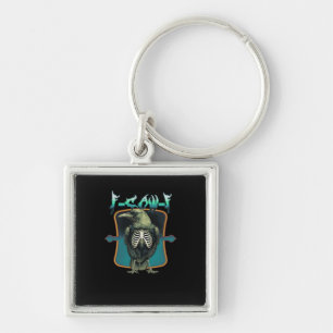 F-Caw-F Minimal Design Key Ring