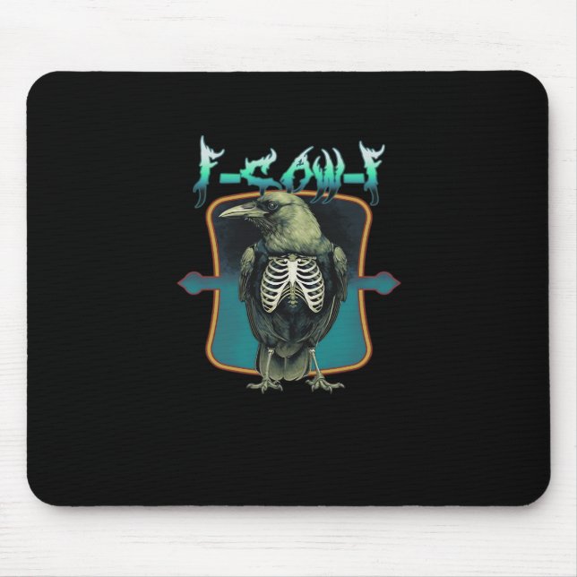 F-Caw-F Minimal Design Mouse Pad (Front)
