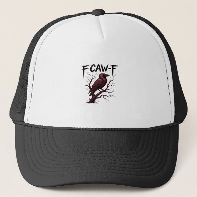F-Caw-F Raven Classic Trucker Hat (Front)