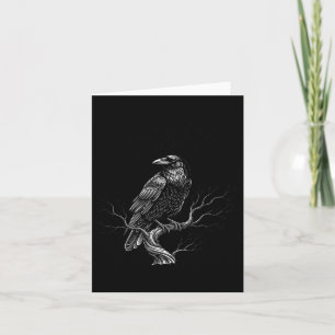 F-caw-f - Raven - Crow - Halloween Costume Premium Card