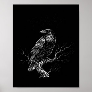 F-caw-f - Raven - Crow - Halloween Costume Premium Poster