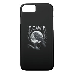 F-Caw-F Raven Moon Gothic Halloween Crow Bird Love iPhone 8/7 Case