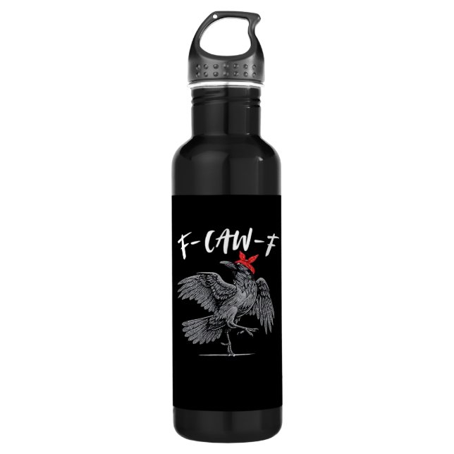 F-Caw-F Retro Classic 710 Ml Water Bottle (Front)
