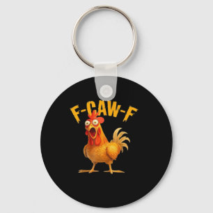 F-Caw-F Retro Classic Key Ring