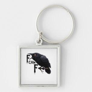 F Caw F Retro Classic Key Ring
