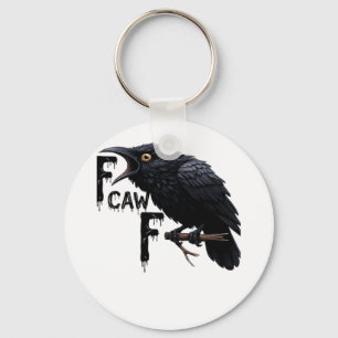 F Caw F Retro Classic Key Ring