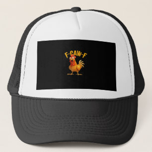 F-Caw-F Retro Classic Trucker Hat