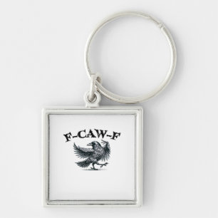 F-Caw-F Retro Style Key Ring