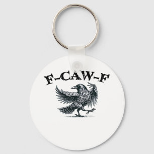 F-Caw-F Retro Style Key Ring