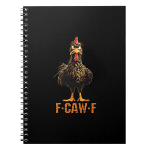F-Caw-F Simple Clean Notebook