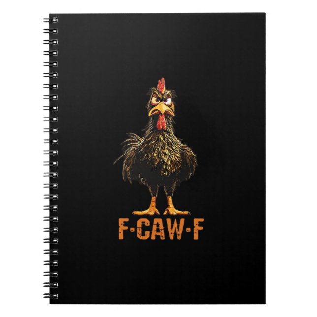 F-Caw-F Simple Clean Notebook (Front)