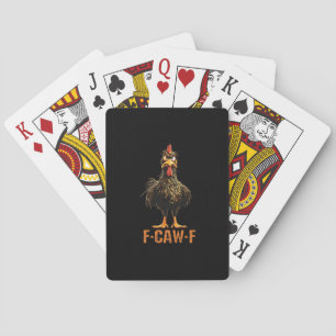 F-Caw-F Simple Clean Playing Cards