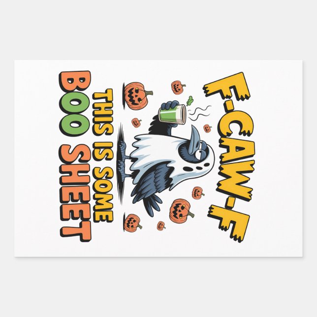 F-Caw-F This Is Some Boo Sheet Funny Spooky   (Front)