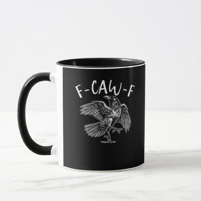 F-Caw-F Trendy Casual Mug (Left)