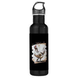 F-Caw-F Vintage Graphic 710 Ml Water Bottle
