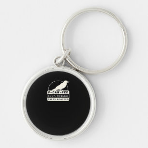 F-Caw-Fee Organic Style Classic Key Ring