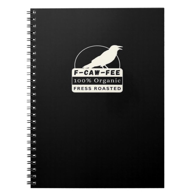 F-Caw-Fee Organic Style Classic Notebook (Front)