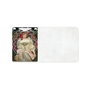 F. Champenois Imprimeur-Éditeur by Alfons Mucha Label