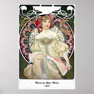 F. Champenois Imprimeur-Éditeur by Alfons Mucha Poster