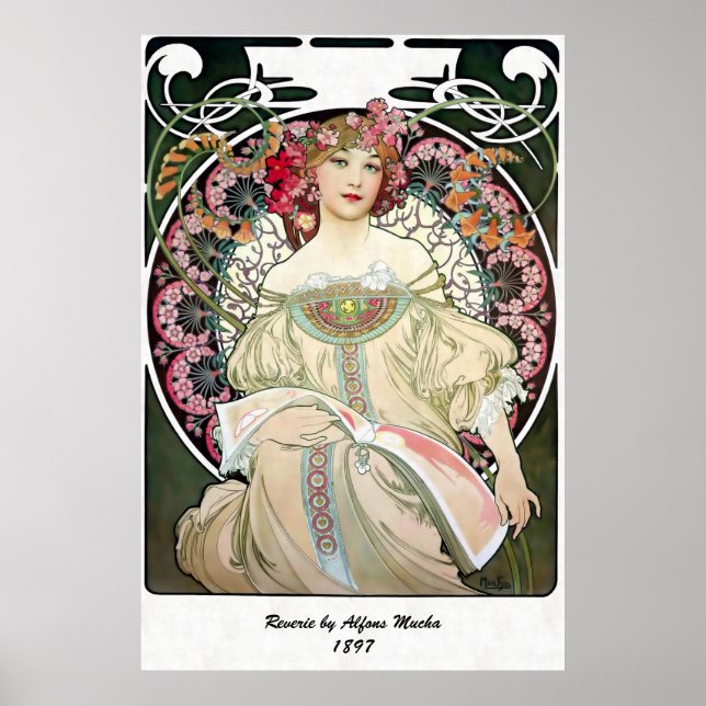F. Champenois Imprimeur-Éditeur by Alfons Mucha Poster (Front)