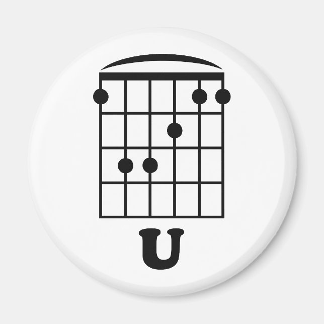 F Chord U Magnet (Front)