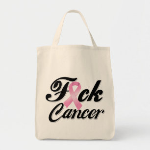 F*CK Breast Cancer Shirts Tote Bag