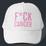 F*CK CANCER TRUCKER HAT<br><div class="desc">wear it with pride.</div>